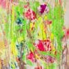 Abstract floral painting 'Three'