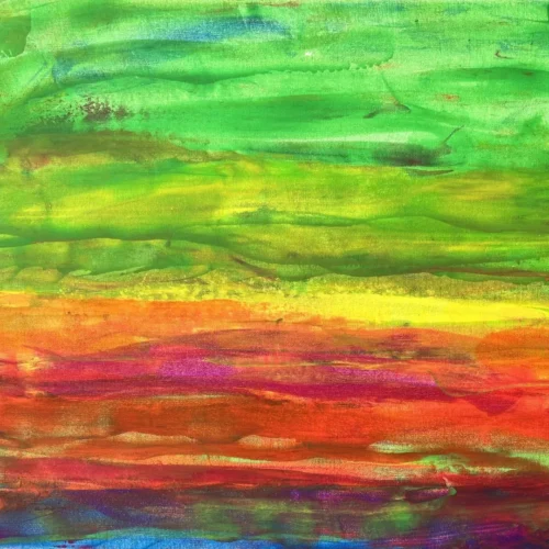 Abstract seascape paintings - Early