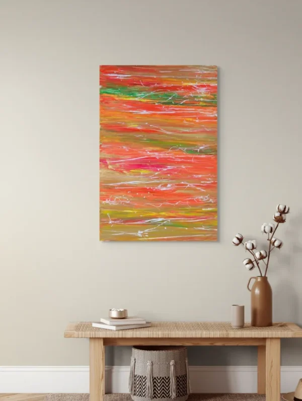 Abstract Seascape Red Abstract Seascape Red